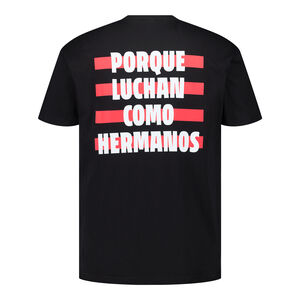 Camiseta Atleti Negra Porque Luchan como Hermanos